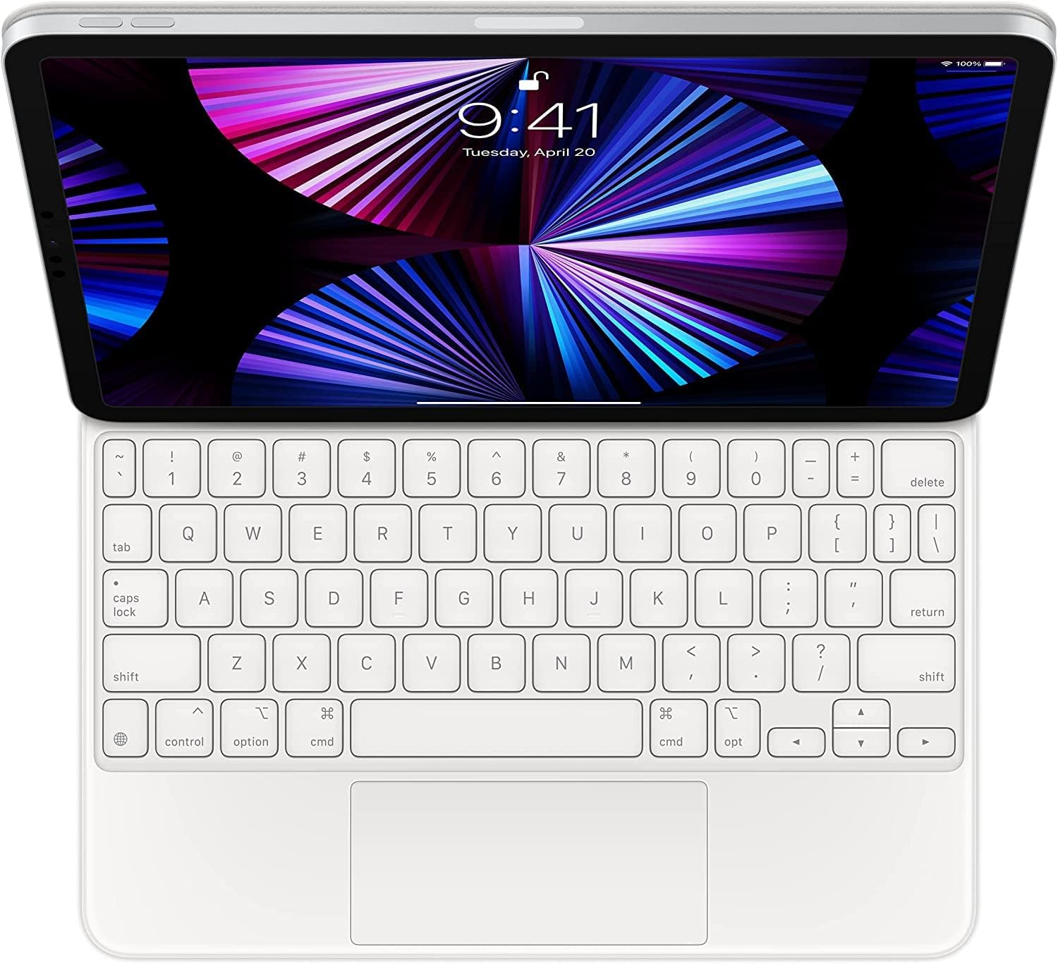 Apple Magic Keyboard for 11-inch iPad Pro 3rd Gen u0026 iPad Air 4th Gen - White