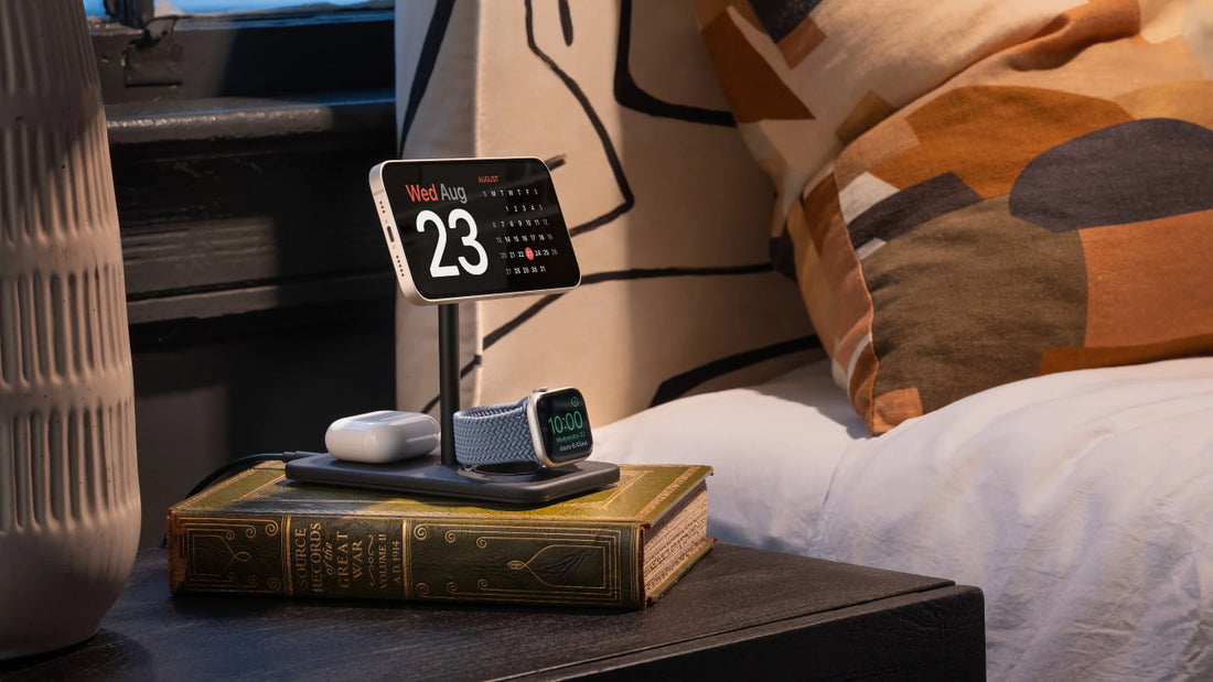Introducing the HiRise 3 Deluxe: The Chic Wireless Charging Stand by Twelve South