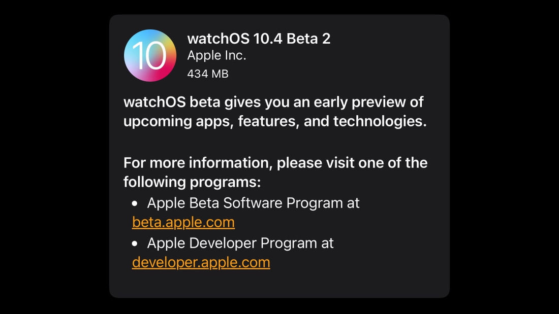 Strap In, Developers: watchOS 10.4 Beta 2 Is Here!