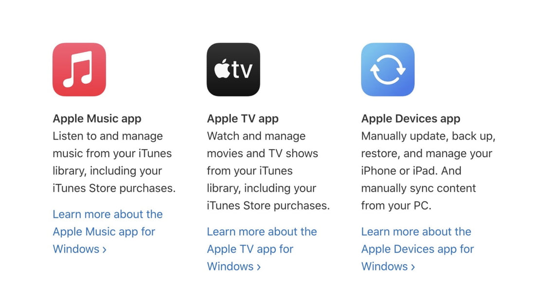 A New Chapter for Apple Users on Windows: Welcome Music, TV, and Devices Apps!