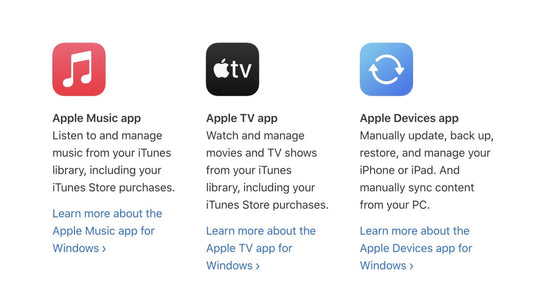 A New Chapter for Apple Users on Windows: Welcome Music, TV, and Devices Apps!