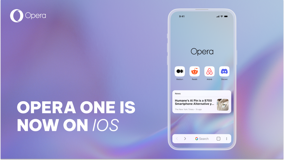 Opera One for iOS: A New Browsing Experience Tailored for Your Mobile Device