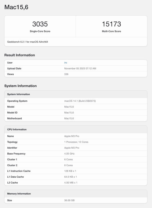 The 2023 MacBook Pro with M3 Pro Chip: Benchmarks and Beyond - Maxandfix