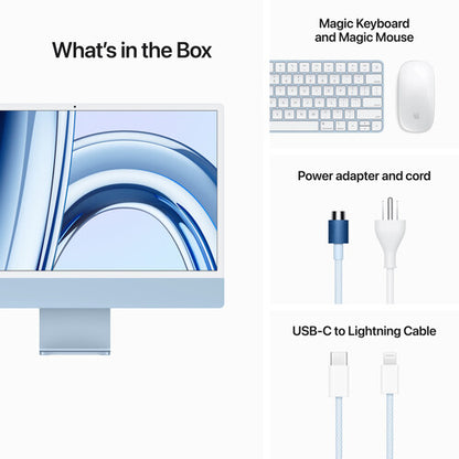 Apple iMac (24-inch, M3 chip with 8‑core CPU and 8‑core GPU) Latest Model