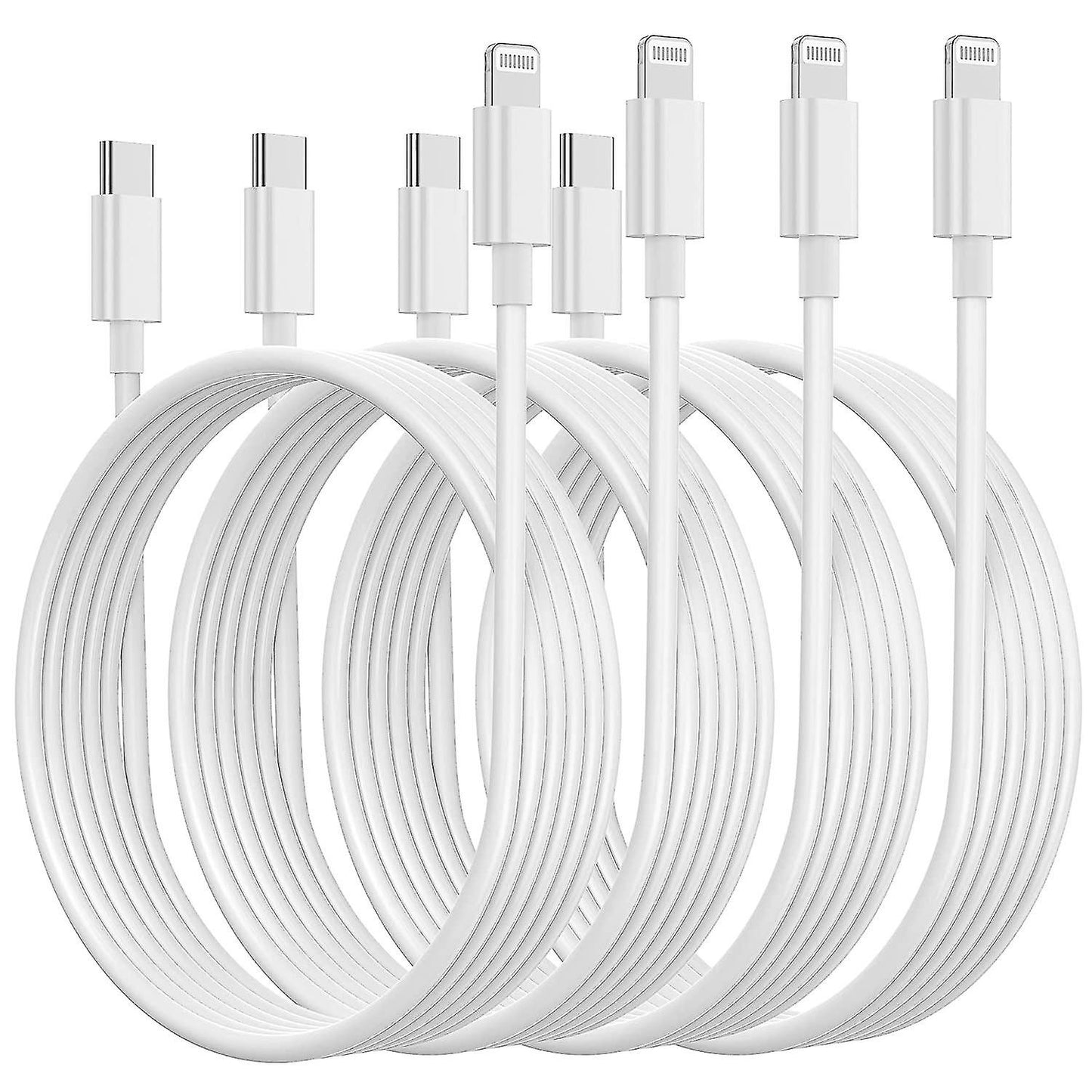 4 pack MFi Certified Lighting Cable