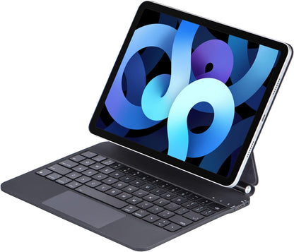 InUnion Magic Keyboard | iPad Pro 11 inch 1st, 2nd, 3rd Gen 2022 and 10.9 iPad Air 5th & 4th Gen - Black