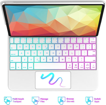 Magic Keyboard for iPad Air 5th/4th generation 10.9 & iPad Pro 11 (4th/3rd/2nd/1st Gen) - White