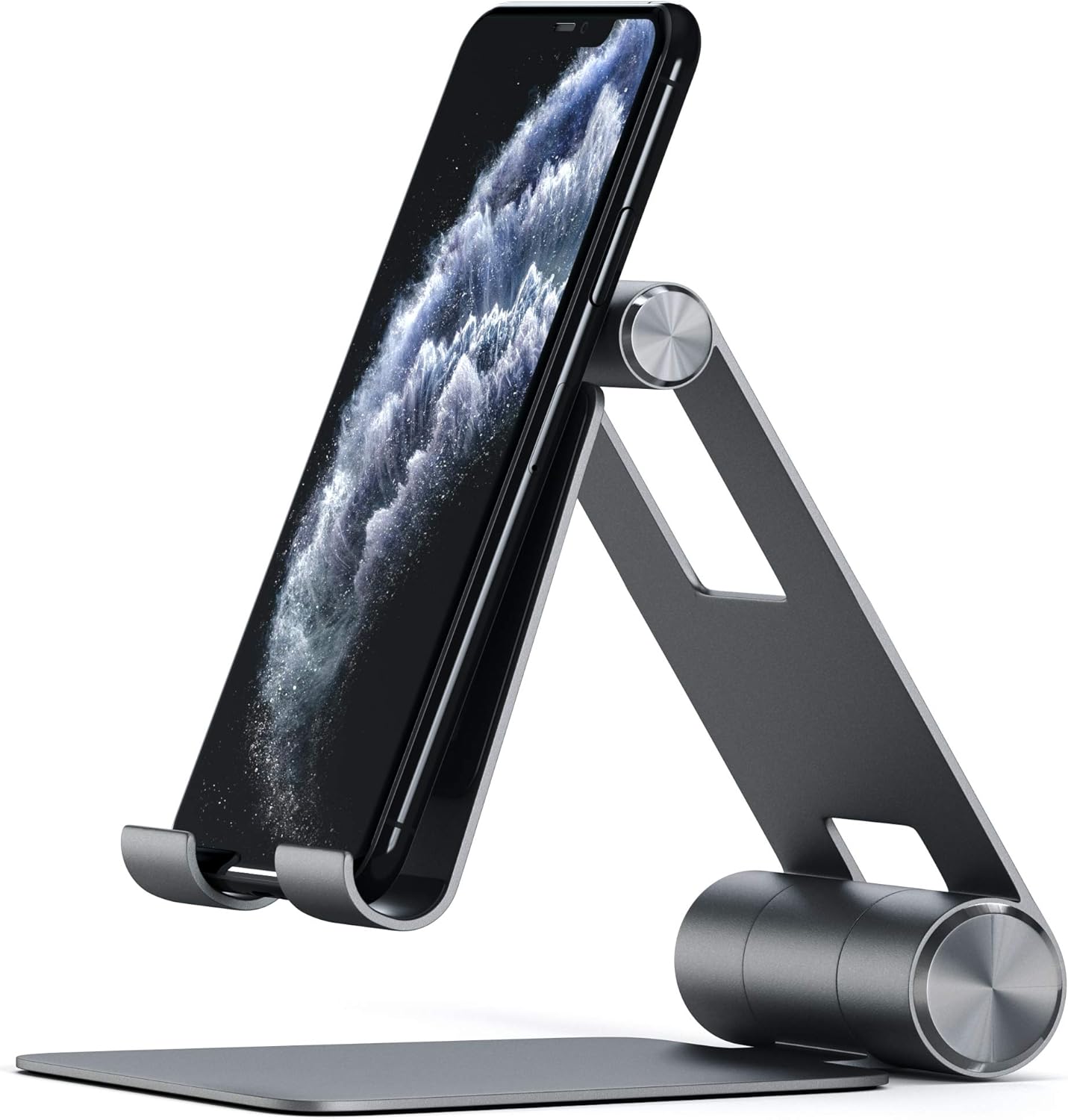 Multi-Angle Foldable Tablet Stand - Compatible with iPad Pro M2/ M1, iPad Air M1, iPad Mini, iPhones 15/14/13/12 and more