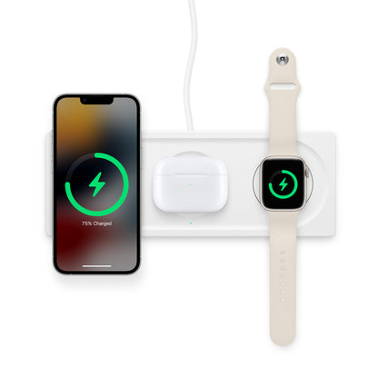 Belkin BOOST CHARGE PRO 3-in-1 Wireless Charging Pad with MagSafe