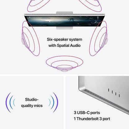 Apple - Apple Studio Display - Standard Glass - Tilt-Adjustable Stand - New Open-Box - - Maxandfix -