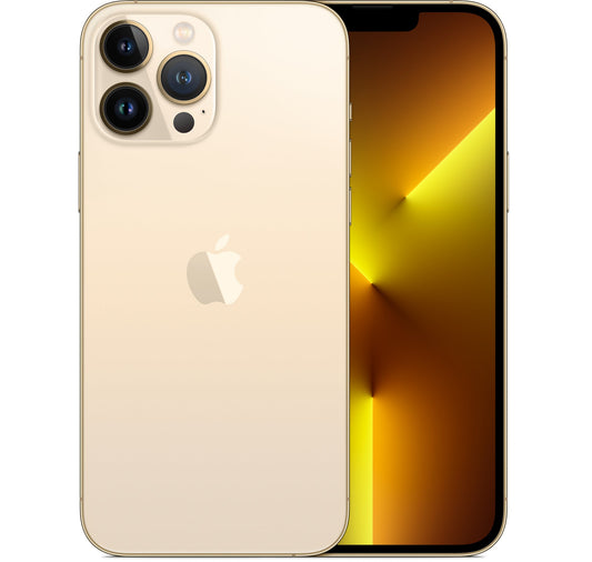 Apple - iPhone 13 Pro Max (Unlocked) - 128GB -Gold -Excellent - Maxandfix -
