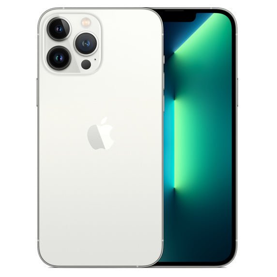 Apple - iPhone 13 Pro Max (Unlocked) - 128GB -Silver -Excellent - Maxandfix -