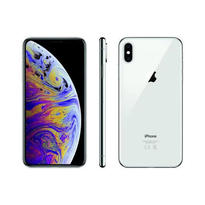 Apple - iPhone XS Max (Unlocked) - 64GB -Silver -Excellent - Maxandfix -