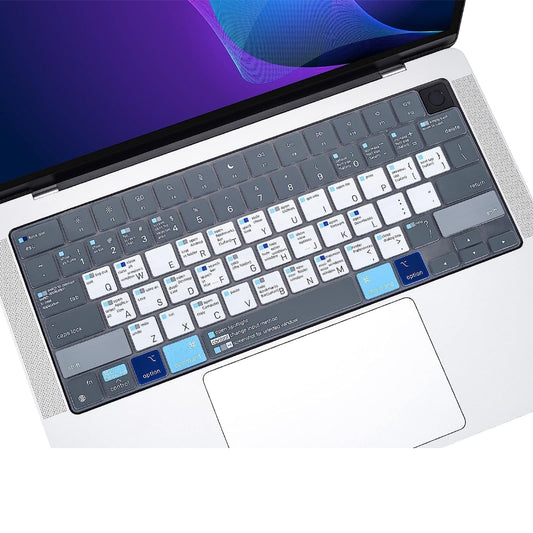 Keyboard Cover with MAC OS Shortcut Hot Keys for Apple MacBook Pro 14 & 16 inch