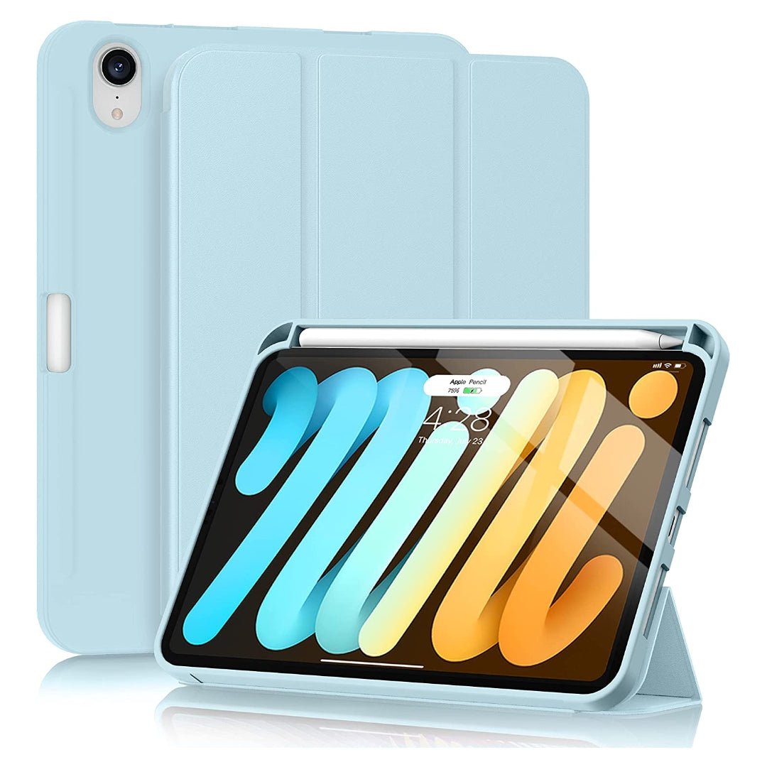 iMieet - Smart Folio for iPad Mini (6th Generation) - Sky Blue - - Maxandfix -