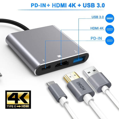 Battony USB C Multiport HDMI AV Adapter