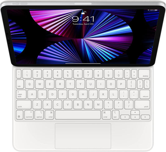 Maxandfix - Apple Magic Keyboard for 11-inch iPad Pro 3rd Gen & iPad Air 4th Gen - White - Maxandfix -