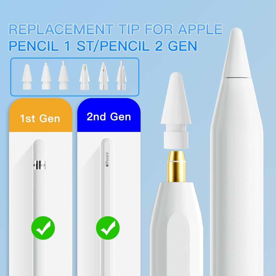 Maxandfix - Apple Pencil Replacement Tips 6 Pack - Maxandfix -