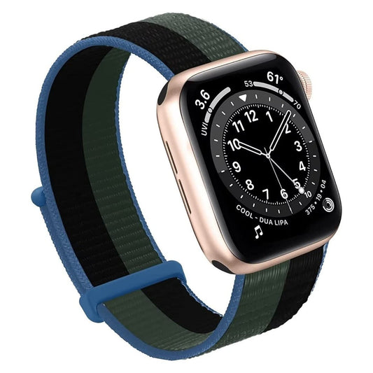 Maxandfix - Apple Watch Band, Women Men Sport Nylon Loop Strap for i Watch - 38mm/40mm/41mm -Eucalyptus - Maxandfix -