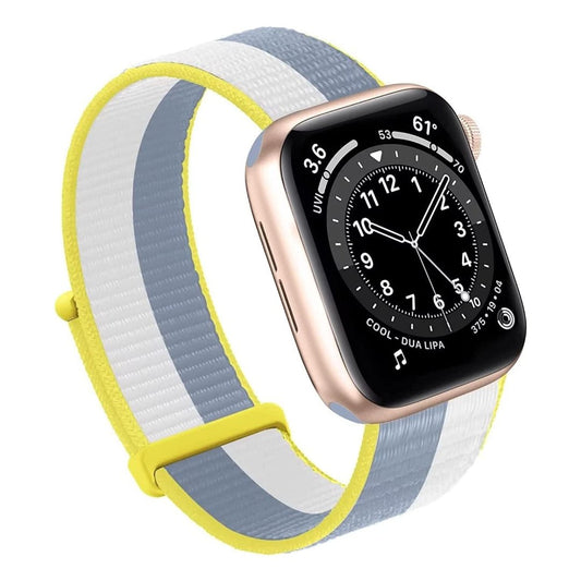 Maxandfix - Apple Watch Band, Women Men Sport Nylon Loop Strap for i Watch - 38mm/40mm/41mm -Light Lilac - Maxandfix -