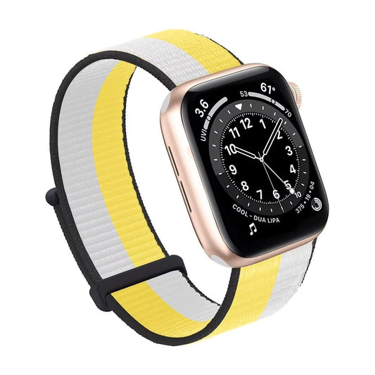 Maxandfix - Apple Watch Band, Women Men Sport Nylon Loop Strap for i Watch - 38mm/40mm/41mm -Oat - Maxandfix -