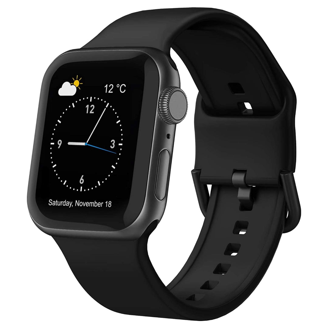 Maxandfix - Apple Watch Sport Band - 38mm/40mm/41mm -Black - Maxandfix -