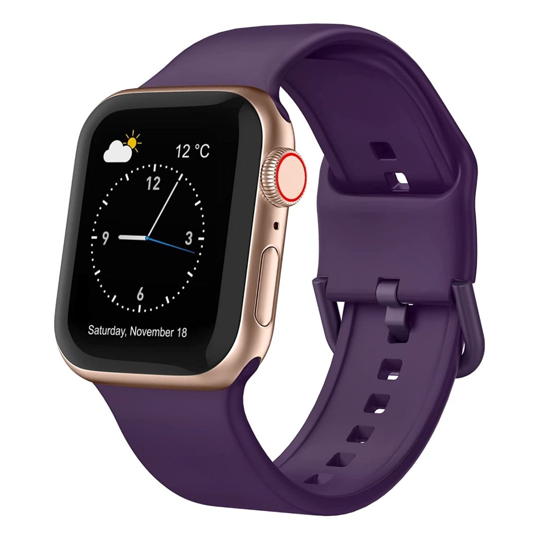 Maxandfix - Apple Watch Sport Band - 38mm/40mm/41mm -Dark Purple - Maxandfix -