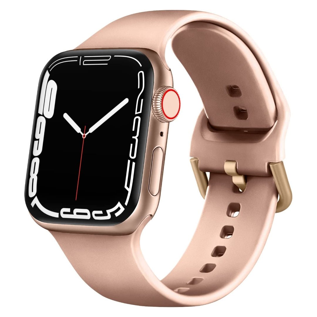 Maxandfix - Apple Watch Sport Band - 38mm/40mm/41mm -Glossy Rose Pink - Maxandfix -