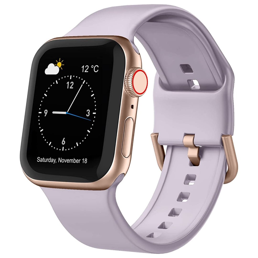 Maxandfix - Apple Watch Sport Band - 38mm/40mm/41mm -Lavender-Grey - Maxandfix -