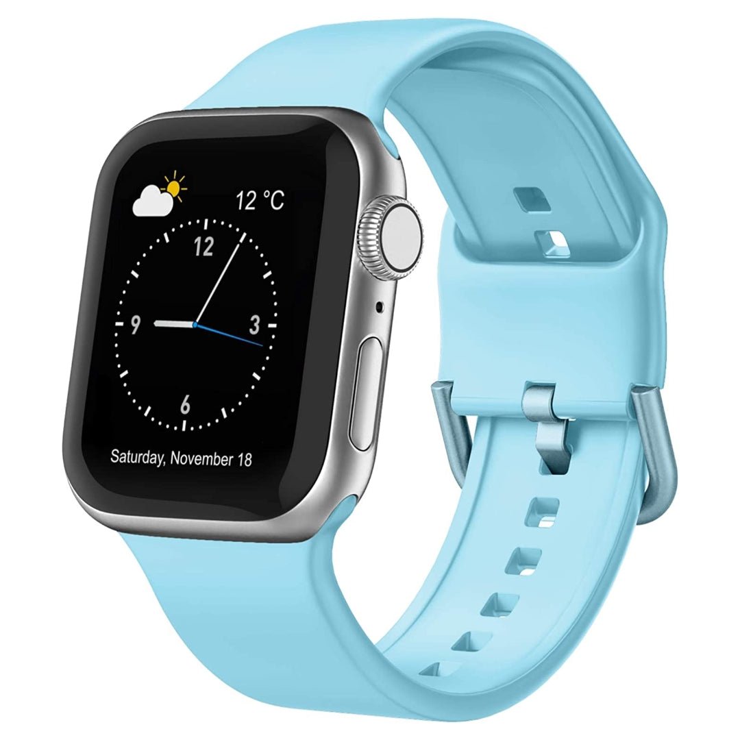 Maxandfix - Apple Watch Sport Band - 38mm/40mm/41mm -Light Blue - Maxandfix -