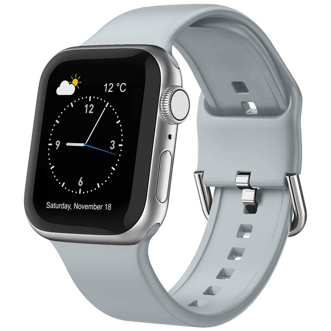 Maxandfix - Apple Watch Sport Band - 38mm/40mm/41mm -Light Grey - Maxandfix -