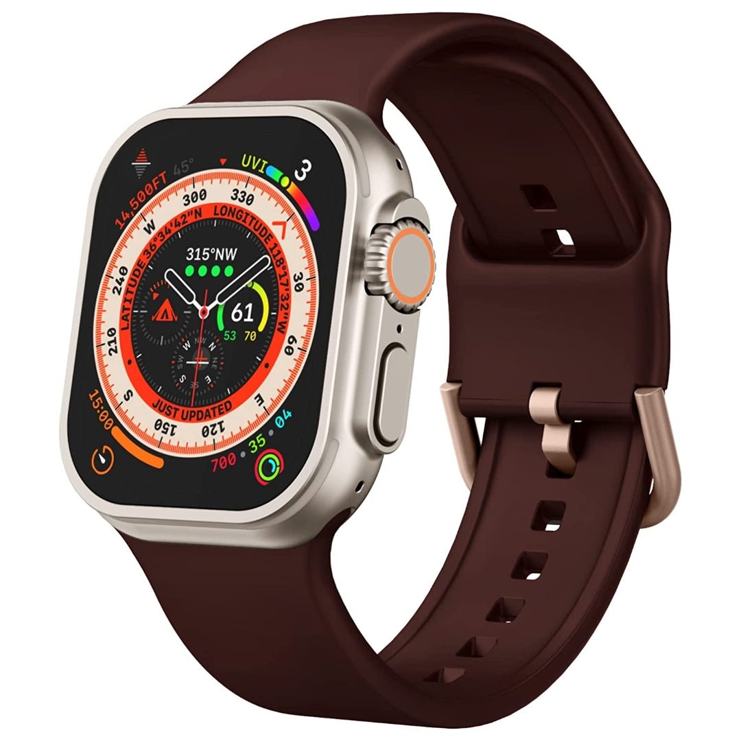 Maxandfix - Apple Watch Sport Band - 38mm/40mm/41mm -Root Beer - Maxandfix -