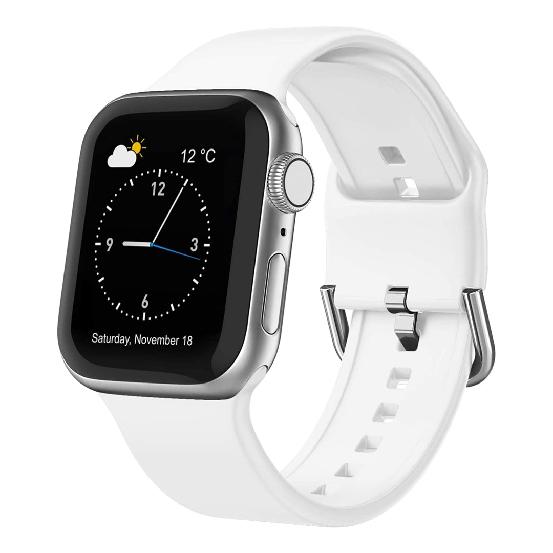 Maxandfix - Apple Watch Sport Band - 38mm/40mm/41mm -White - Maxandfix -