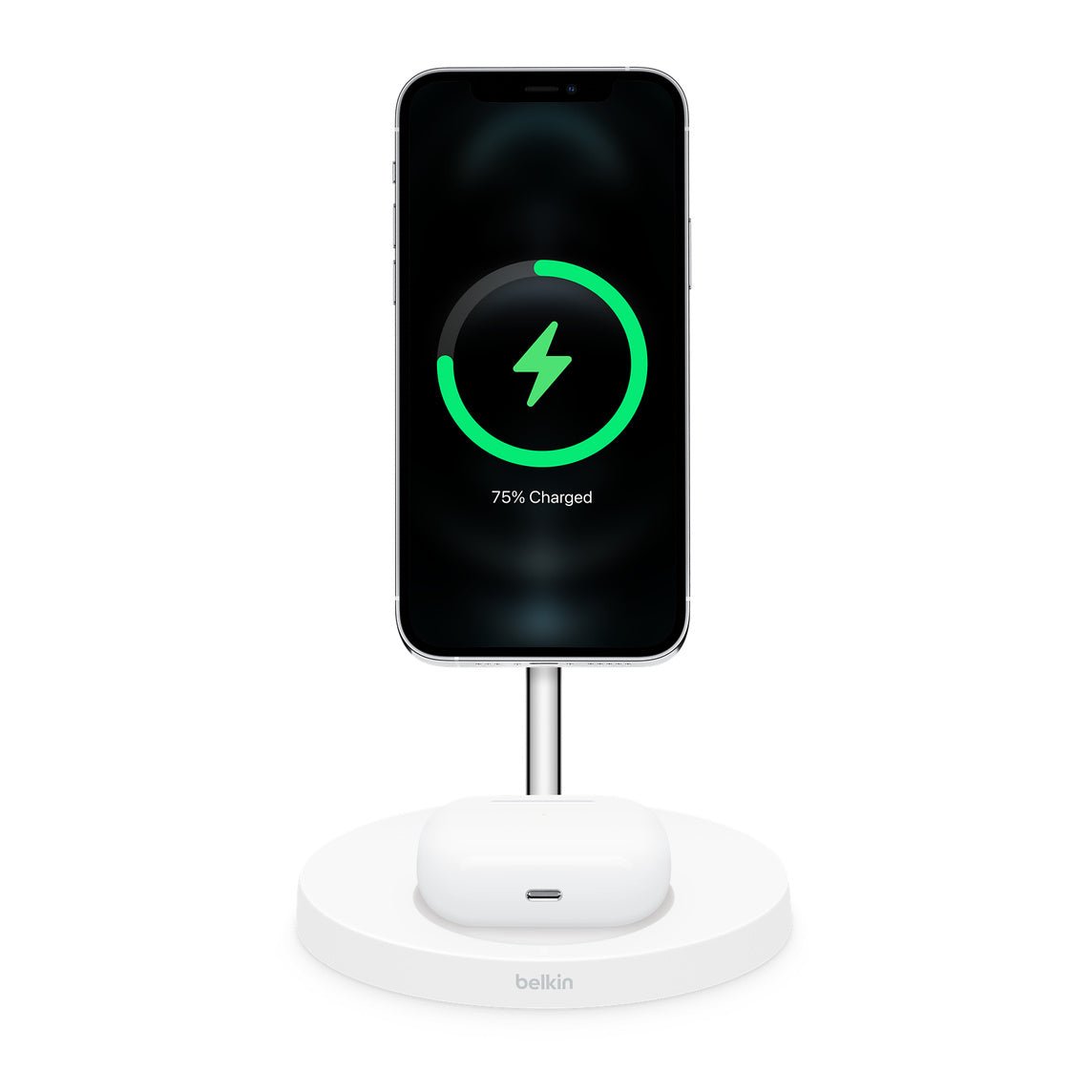 Maxandfix - Belkin BOOST CHARGE PRO 2-in-1 Wireless Charger Stand with MagSafe - Maxandfix -