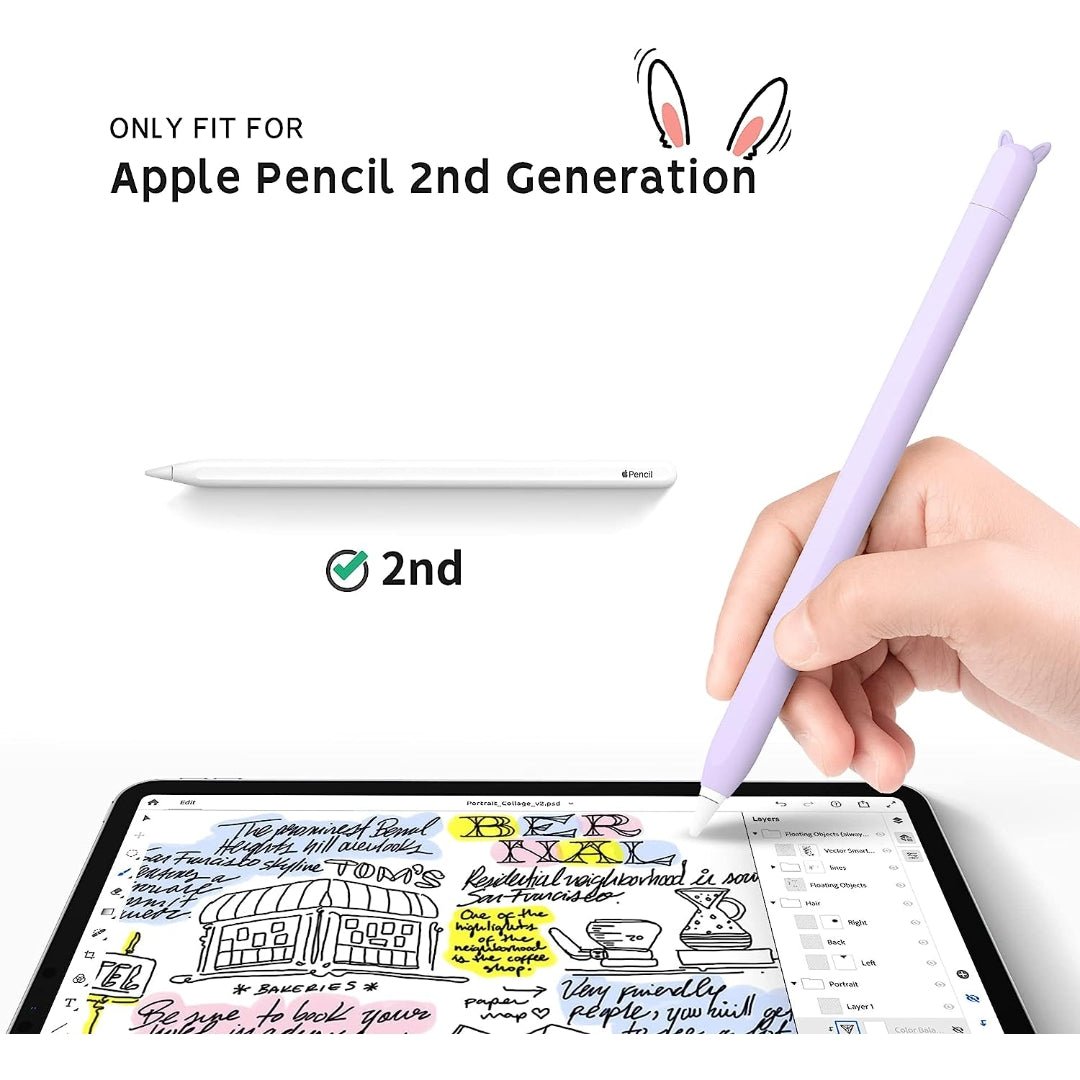 Maxandfix - Ear Case Silicone Cover for Apple Pencil 2nd Generation - Maxandfix -