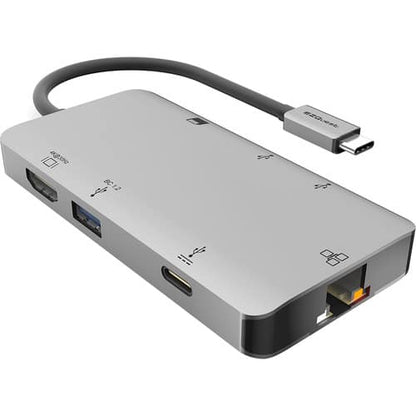 Maxandfix - EZQuest 8-Port USB Type-C Multimedia Hub Adapter with Power Delivery 3.0 - Maxandfix -