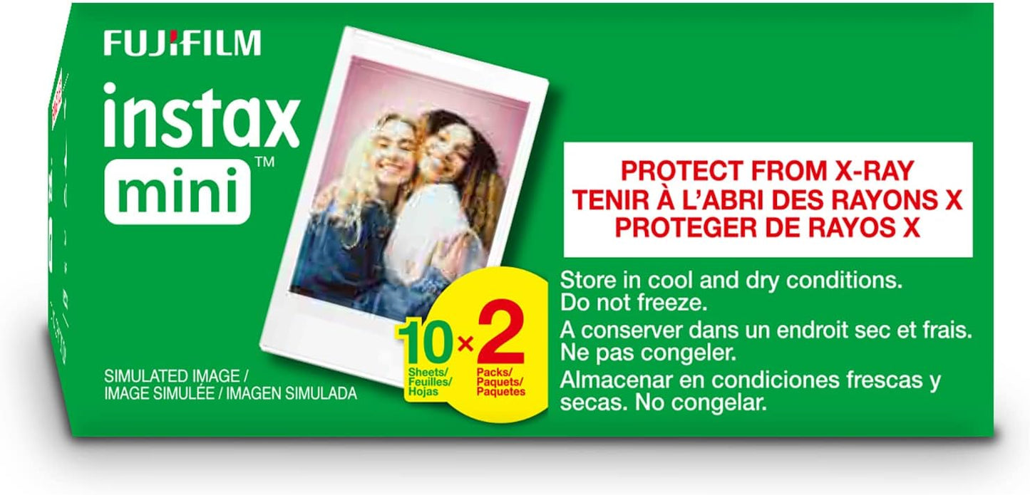 Maxandfix - Fujifilm Instax Mini Instant Film Twin Pack (White), 20 photos - Maxandfix -