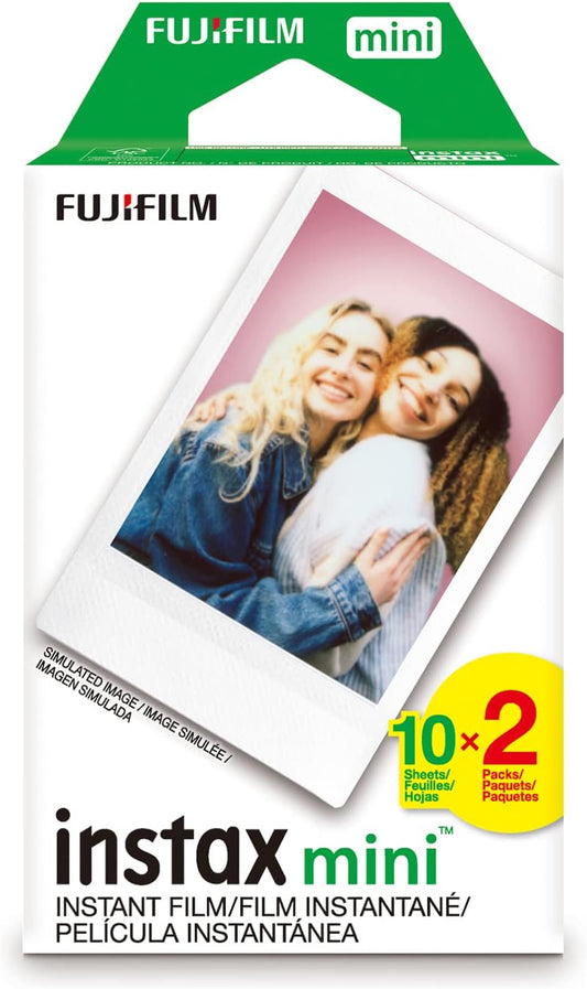 Maxandfix - Fujifilm Instax Mini Instant Film Twin Pack (White), 20 photos - Maxandfix -