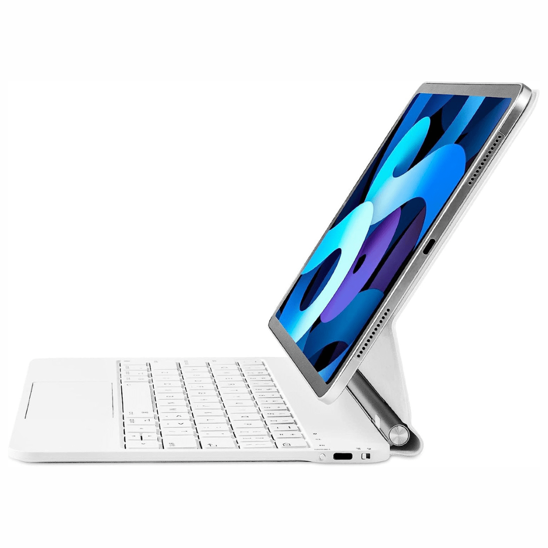 Maxandfix - InUnion Magic Keyboard | iPad Pro 11 inch 1st, 2nd, 3rd Gen 2022 and 10.9 iPad Air 5th & 4th Gen - White - Maxandfix -