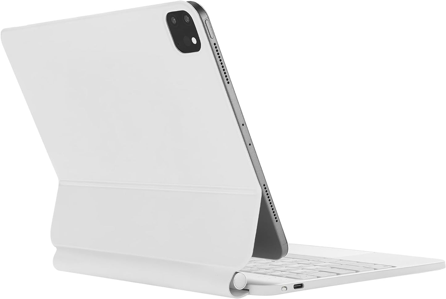 Maxandfix - Keyboard Case for 10.9 iPad Air 2022 5th/ 4th Gen, iPad Pro 11 inch 2022 4th/ 3rd/ 2nd/ 1st Gen - White - Maxandfix -