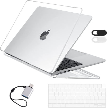 Maxandfix - MacBook Air 13-inch M2 Hardshell Case - Clear - - Maxandfix -