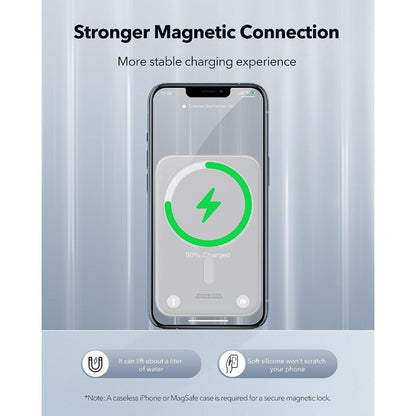 Maxandfix - Magnetic Power Bank Battery Pack 6000mAh Wireless Portable Charger - Maxandfix -