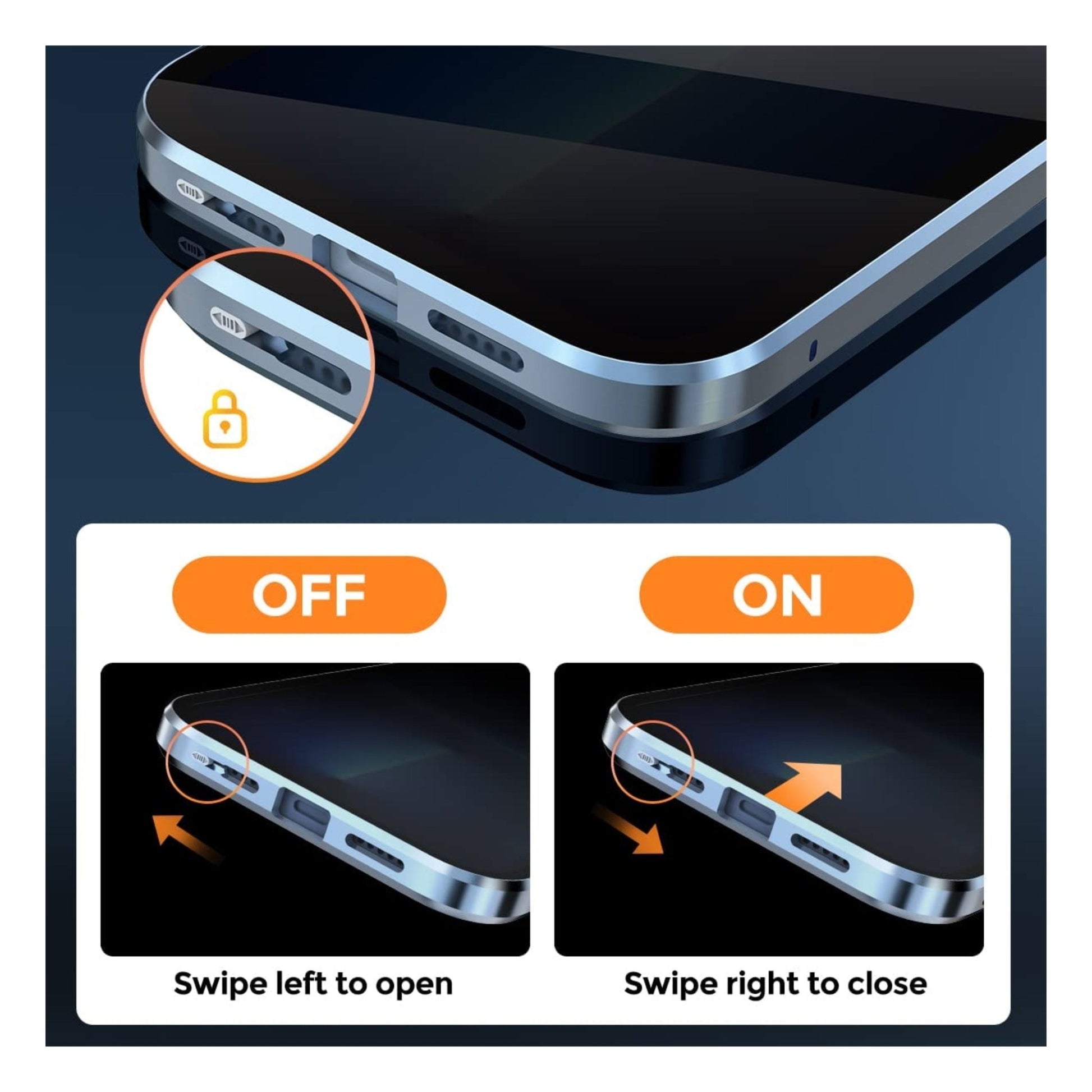 Maxandfix - Safety Lock Magnetic Case for iPhone 12 - Maxandfix -