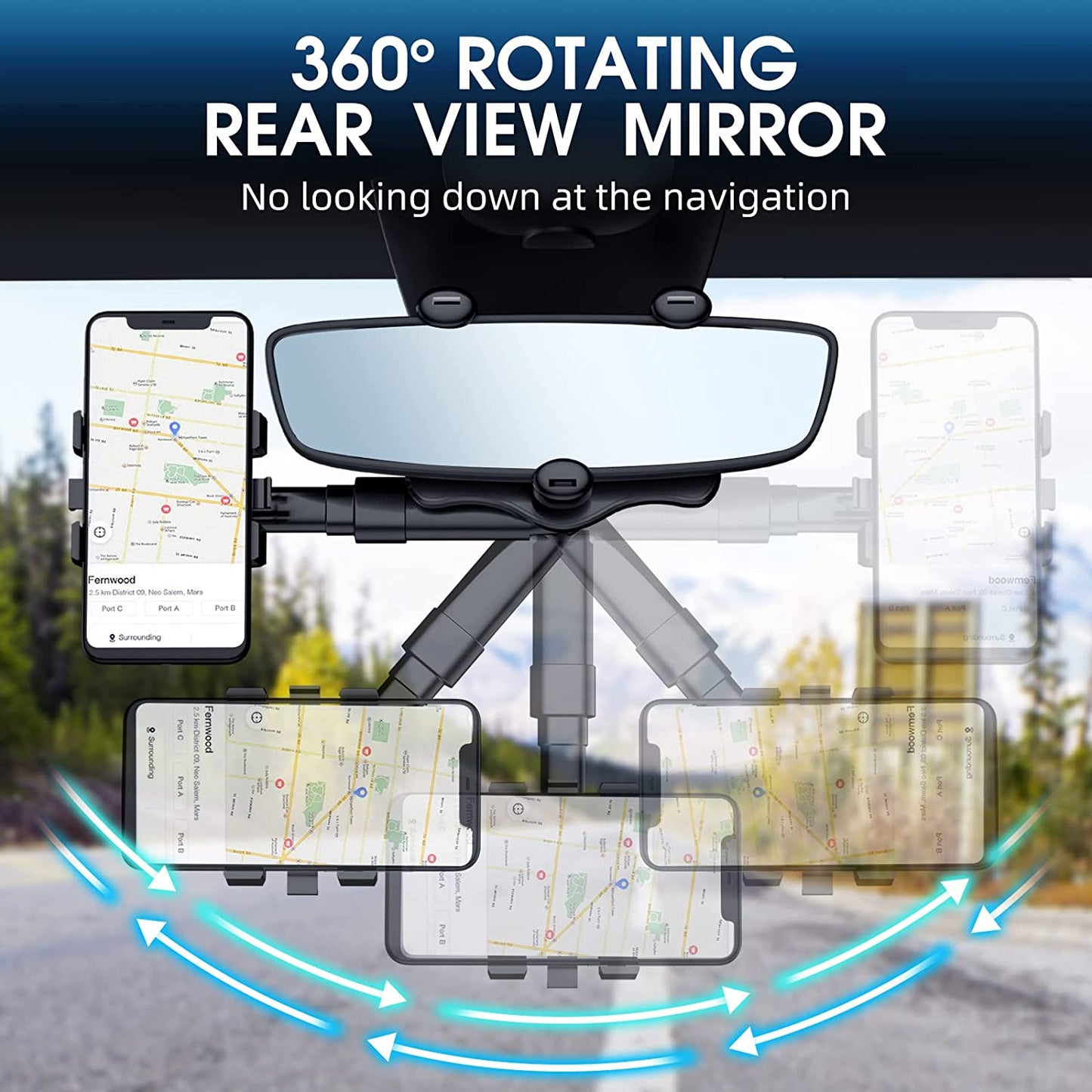 Maxandfix - SwivelView iPhone Car Mount - Maxandfix -