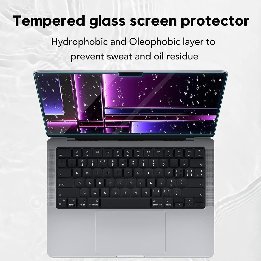 Maxandfix - Tempered Glass Screen Protector for MacBook Pro 14 inch - Maxandfix -