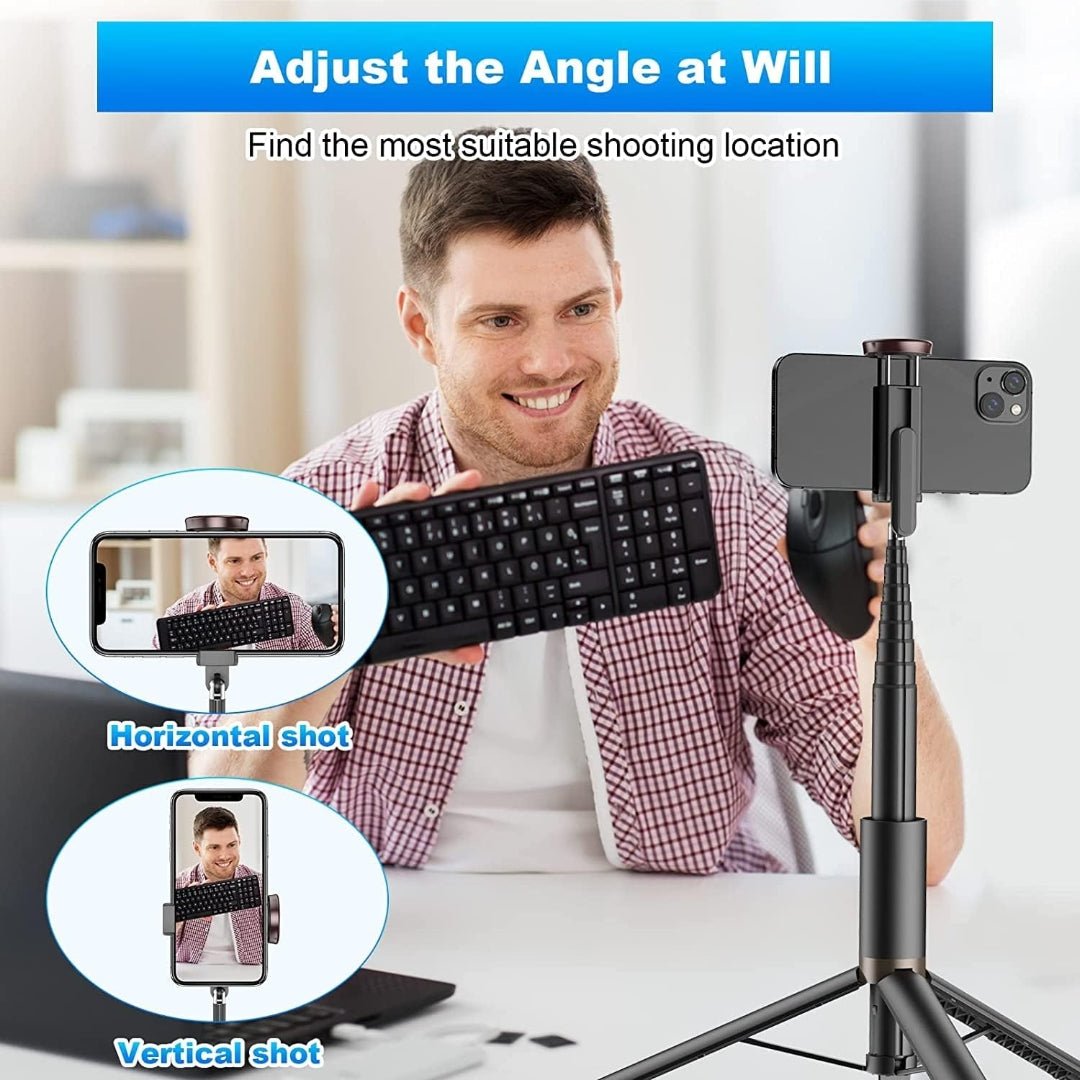 Maxandfix - TONEOF 60" Cell Phone Selfie Stick Tripod - Maxandfix -