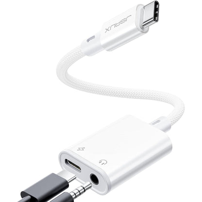 Maxandfix - USB C to 3.5mm Headphone and Charger Adapter, 2 in 1 - Maxandfix -