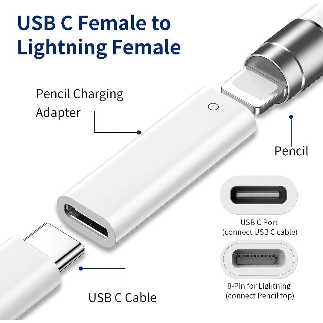 Maxandfix - USB-C to Apple Pencil Adapter 3-Pack - Maxandfix -