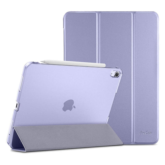 ProCase - Smart Folio for iPad Air 10.9-inch (5th and 4th Generation) - Purple - - Maxandfix -