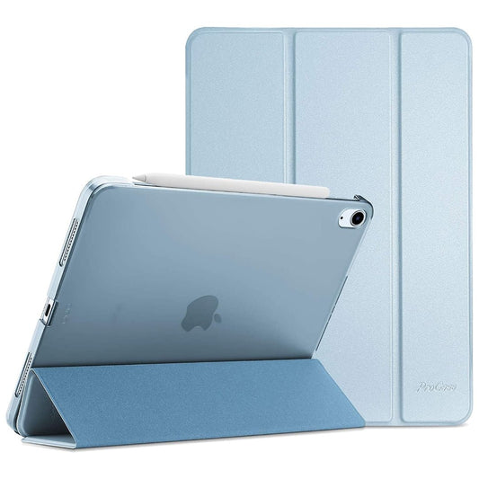 ProCase - Smart Folio for iPad Air 10.9-inch (5th and 4th Generation) - Sky Blue - - Maxandfix -